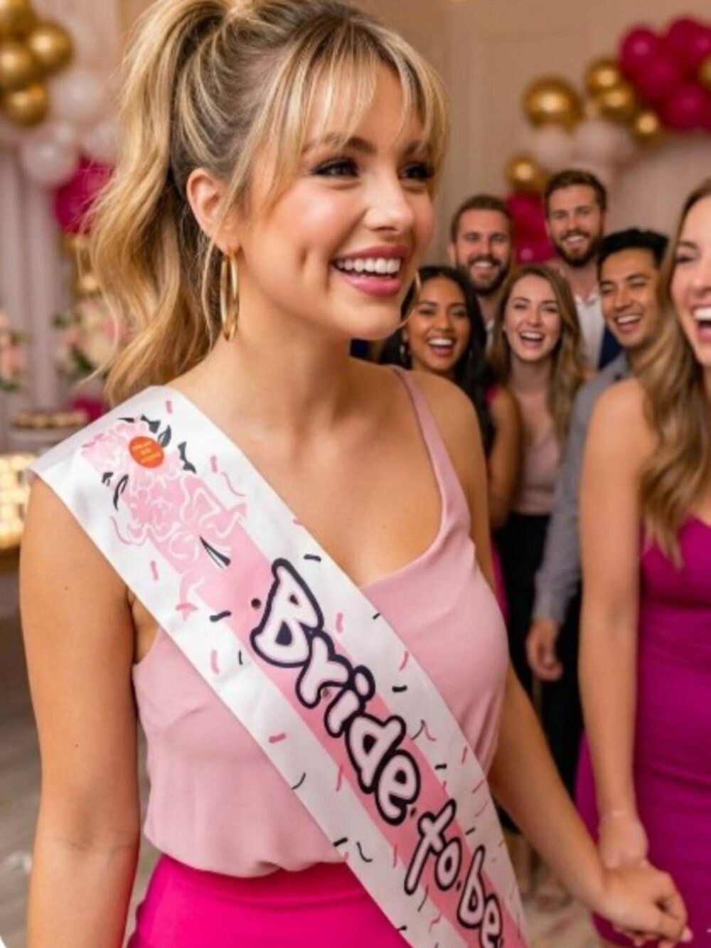 Bride to Be Satin Sash with LED Lights